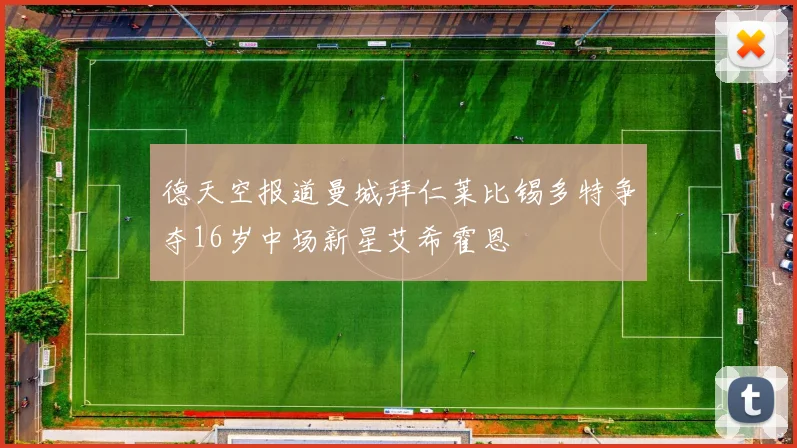 德天空报道曼城拜仁莱比锡多特争夺16岁中场新星艾希霍恩